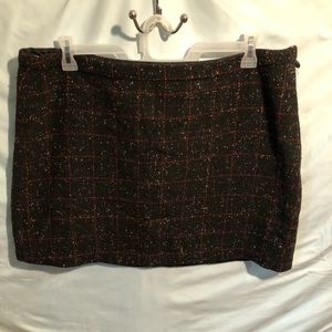 Vintage Old Navy Wool Blend Mini-Skirt